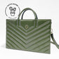 Business Bag Plant-Based Leather, Green