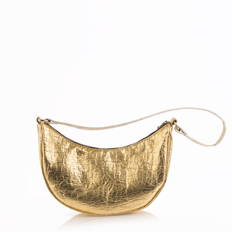 Moon Bag Plant-Based Leather, Gold