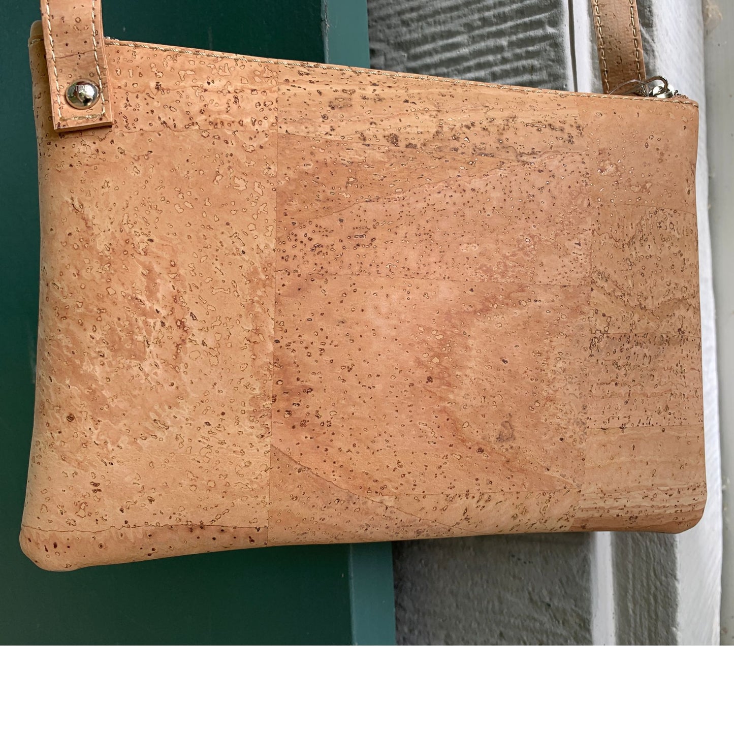 Cork Shoulder Bag "Turquesa"