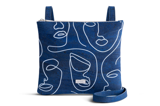 Cork Shoulder Bag "Senhora Azulao"
