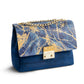 Mini Kork Schulter & Handtasche "Azul Dorado"